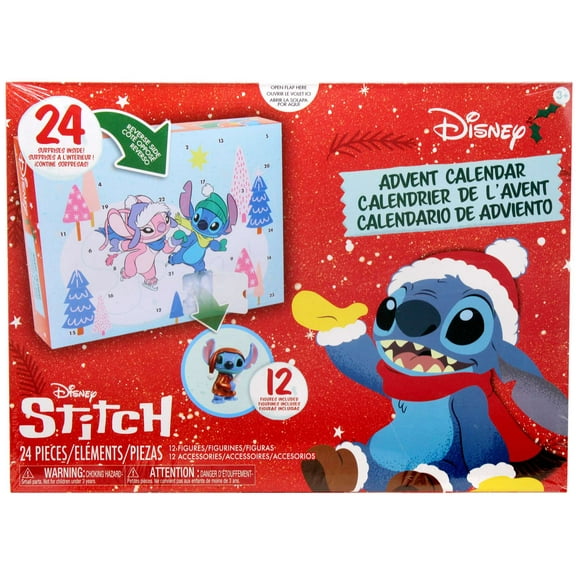 Disney 2025 Holiday Stitch Advent Calendar [24 Surprises, 12 Figures!]