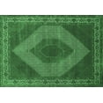 thumbnail image 1 of Ahgly Company Indoor Rectangle Persian Emerald Green Traditional Area Rugs, 7' x 10', 1 of 4