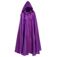 thumbnail image 3 of FNFYFH Womens Hooded Cloak Cape for Halloween, Witch, Vampire, Wizard, Cosplay, and Stage, 3 of 3