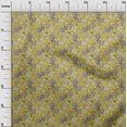 thumbnail image 3 of oneOoneViscoseChiffonOliveGreenFabricAnimalWithFlowerSewingFabricByTheYardPrintedDiyClothingSewingSupplies42InchWide, 3 of 4