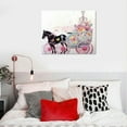 thumbnail image 4 of Nawypu  Pink Canvas Wall Art Fairy Girl Flying Butterflies Canvas Prints Stretched and Framed Ready to Hang Giclee Artworks for Valentine's Day Wedding Gifts Each, 4 of 4