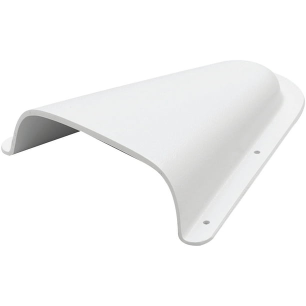 Beckson C4 Clam Shell Vent, White, 53/4"W x 71/4"D x 11/2"H