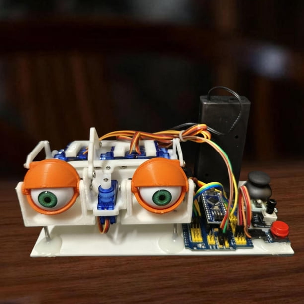 Ojo robótico biónico, ojos animatrónicos para proyecto de código abierto, juguete científico, componente electrónico DIY, ojo biónico robótico.