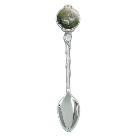 

Cottontail Rabbit Bunny Novelty Collectible Demitasse Tea Coffee Spoon