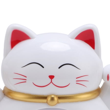 Brynna Cat Alarm Clock Lucky Cat Student Kids Alarm Clock, Accurate Cartoon Face Design, Fortune Symbol, User Friendly Function for in the Bedroom