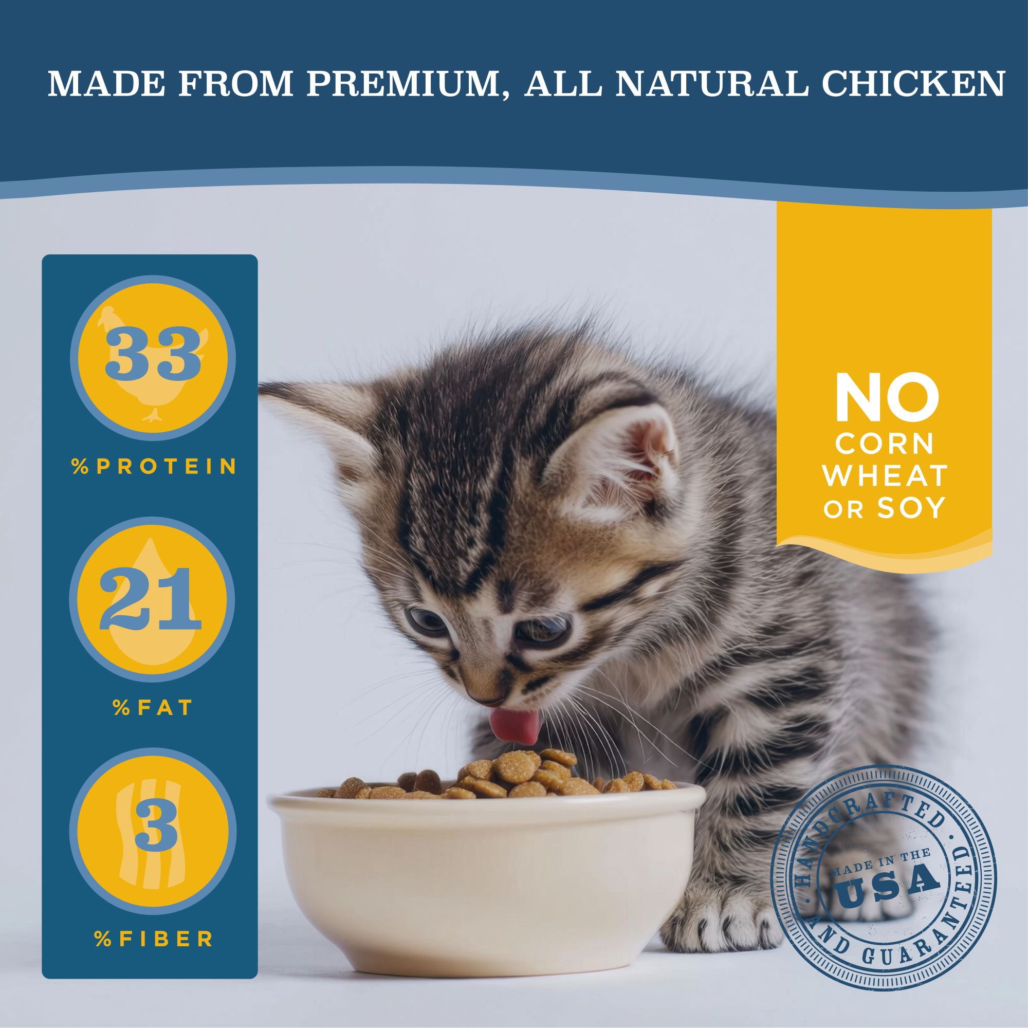 Blackwood Kitten Formula Chicken Meal & Brown Rice Recipe Dry Cat Food, 13.2 lb. Bag