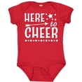 thumbnail image 3 of Inktastic Here to Cheer Cheerleading with Arrow and Stars Boys or Girls Baby Bodysuit, 3 of 5