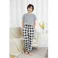 thumbnail image 5 of HiddenValor Big Boys Cotton Pajama Lounge Pants - Black/White, Large, 5 of 5