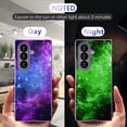 thumbnail image 2 of Funda para teléfono GUAGUA Galaxy Z Fold 7 Glow Dark Purple Nebula, 2 of 9