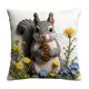 thumbnail image 2 of CaiYueKe Decorative Throw Pillow Cover Cute Embroidery 3D Effect Sofa Bedroom Living Room Home Decor Accent Pillowcase Soft Short Lint Cozy Pillow Cushion Cover Decorative Pillow, 2 of 7