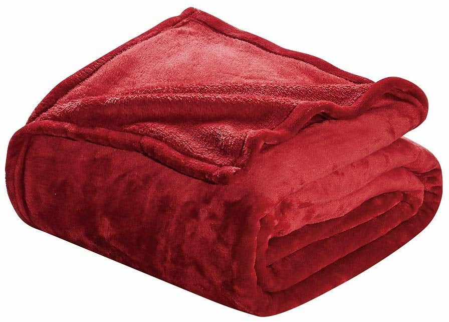 Velour Velvet Touch Cozy Cube Bed Blanket All-Season™ Super Plush Luxury Fleece 