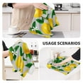 thumbnail image 3 of Sikiie Lemon Seamless Pattern Oil Painting Effect Waffle Weave Kitchen Dish Cloth,Super Absorbent Kitchen Dish Towels 16*26 Inches for Dish Rags Washing Dishes, Drying Dishes, 3 of 7