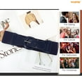 thumbnail image 6 of WHIPPY Women Elastic Wide Belt, Stretch Waist Belt for Dresses, 6 of 7
