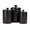 Marquis Matte Black, variant on AUR 10 Strawberry Street Marquis 3 Piece Canister Set, Matte Black