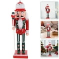 thumbnail image 4 of Miangastore Christmas Desktop Nutcracker Figure Nutcracker Figurine Xmas Nutcracker Statue, 4 of 9