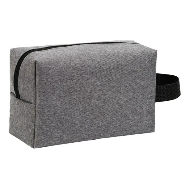 Neceser de viaje para hombre y mujer, impermeable, con asa, plegable, organizador para artículos de aseo, cosméticos y artículos de baño. Accesorio de viaje para el hogar, el gimnasio o el hotel.