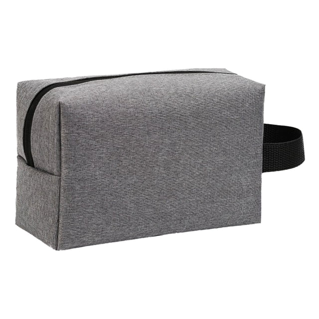 Neceser de viaje para hombre y mujer, impermeable, con asa, plegable, organizador para artículos de aseo, cosméticos y artículos de baño. Accesorio de viaje para el hogar, el gimnasio o el hotel.