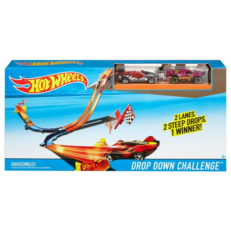 Drop down challenge hot wheels discount
