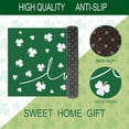 thumbnail image 3 of St. Patrick''s Day Doormat Lucky Shamrocks Door Mat Non Slip Rubber Backing Outdoor Indoor Entryway Floor Mat Home Decor 17x29 Inch, 3 of 6