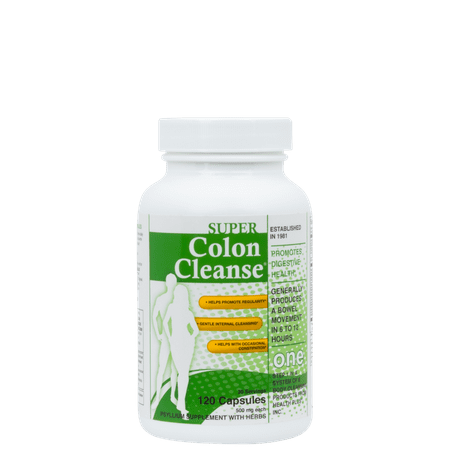 Health Plus Super Colon Cleanse Lax Capsules, 120 (The Best Colon Cleanse On The Market)