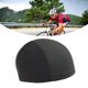 thumbnail image 2 of Gorro con forro para casco, protección solar, transpirable, de secado rápido, elástico, absorbente del sudor, para ciclismo, color negro, 2 of 8