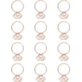 thumbnail image 1 of HUGFEGWE 80Pcs Ring Shape Paper Clips Metal Bookmark Clips Cute Small Paperclips with Clear Box for Office School Wedding Party Invitation Valentine Decoration (Rose Gold) CA919-130936, 1 of 9