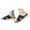 Black, variant on Slippers for Women Casual Slide Sandals Open Toe Flats Comfort Mesh Slip on Shoes