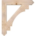 thumbnail image 3 of Ekena Millwork 5 1/2"W x 38"D x 42"H Merced Arts & Crafts Smooth Bracket, Douglas Fir, 3 of 4