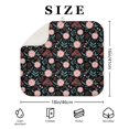 thumbnail image 4 of Pioneer Flower Floral Print Pattern Kitchen Dish Drying Mat 1 Pack, Ultra Absorbent Microfiber Drainer Mat, 16"x18", 4 of 6