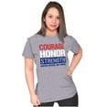 thumbnail image 4 of US Air Force Courage Honor Strength Women's T Shirt Ladies Tee Brisco Brands S, 4 of 5