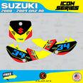 thumbnail image 3 of Kalair GFX Graphics Kit for Suzuki DRZ110 (2002-2009) Icon Series, 3 of 5