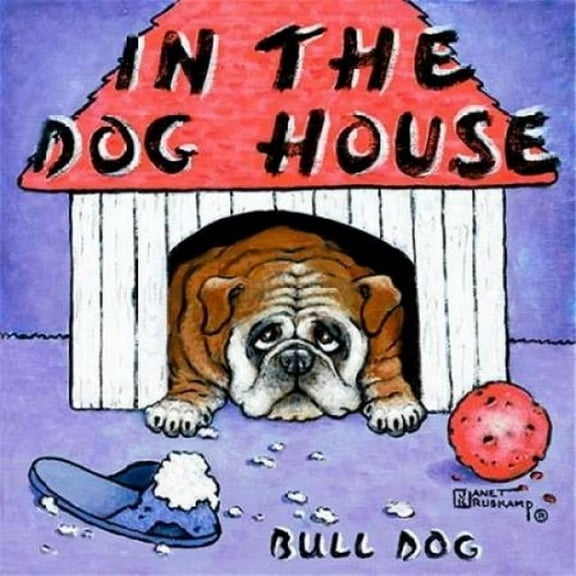 In the Dog House Poster Print by Janet Kruskamp