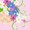 AD-Pink, variant on Inktastic Hot Air Balloon with Flowers and Clouds Toddler Sweatshirt