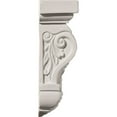 thumbnail image 4 of Ekena Millwork 5 1/2"W x 2 3/4"D x 8 1/4"H Emery Leaf Corbel, 4 of 5
