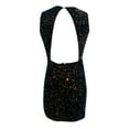 thumbnail image 7 of Telankuip Women's Backless Sparkly Sequin Mini Dress Trendy Sleeveless Split Hem Glitter Velvet Tank Short Bodycon Evening Dresses Solid Color Prom Party Dressy Multicolour L, 7 of 7