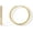 Yellow Gold, variant on 14K Gold Plated Cubic Zirconia Hoop Earrings for Women - Sterling Silver Posts Trendy Fashion Hinged Gold Earrings for Women