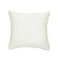 thumbnail image 5 of Laddha Home Designs 20" Charcoal Gray Solid Fringed Square Throw Pillow, 5 of 9