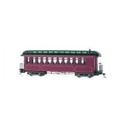 Bachmann 26201 On30 Painted & Unlettered Wood Coach/Observation Car