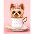 thumbnail image 1 of Pintura de diamante (DE6123) 5D DIY Copa cuadrada Cachorro Imagen de diamantes de imitación 40x50cm Hugtrwg Para estrenar, 1 of 1