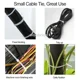thumbnail image 4 of 10-1000 Uds. Collar de sujeción de plástico, abrazadera para bridas de Cable, abrazaderas de plástico para invernadero, cinturones de collar de plástico autoajustables, 4 of 5