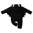 thumbnail image 3 of URMAGIC Newborn Baby Boy Girl Halloween Bat Outfits Long Sleeve Romper Hoodie Bodysuit Halloween Outfit, 3 of 5
