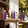 thumbnail image 6 of Independence Day Decoration,Wooden Festival Table Decor Set Distressed Solid Wood Desktop Ornament Stable Standing Holiday Atmosphere Prop Compact Size Indoor Scene Layout Piece For Family Gathering, 6 of 7