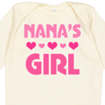 thumbnail image 4 of Inktastic Nana's Girl Grandchild Girls Long Sleeve Baby Bodysuit, 4 of 5