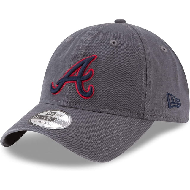 Gorra New Era MLB Atlanta Braves 9TWENTY Carbón Grafito