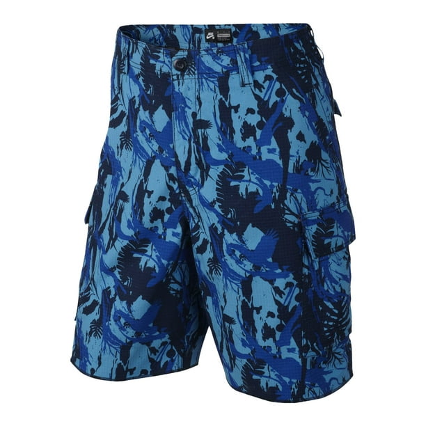 Nike - Nike Men's SB Hawthorne Lizard Camo Cargo Shorts-Blue - Walmart ...