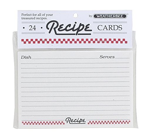 Harold Imports 4' x 6' Recipe Card Protectors