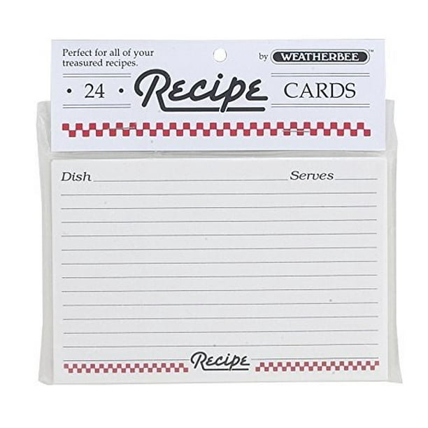 Harold Imports 4" x 6" Recipe Card Protectors