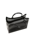 thumbnail image 4 of No Boundaries Women's Jelly Mini Tote Handbag Black, 4 of 4