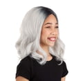 thumbnail image 2 of Kid's Gray Bob Wig, 2 of 4
