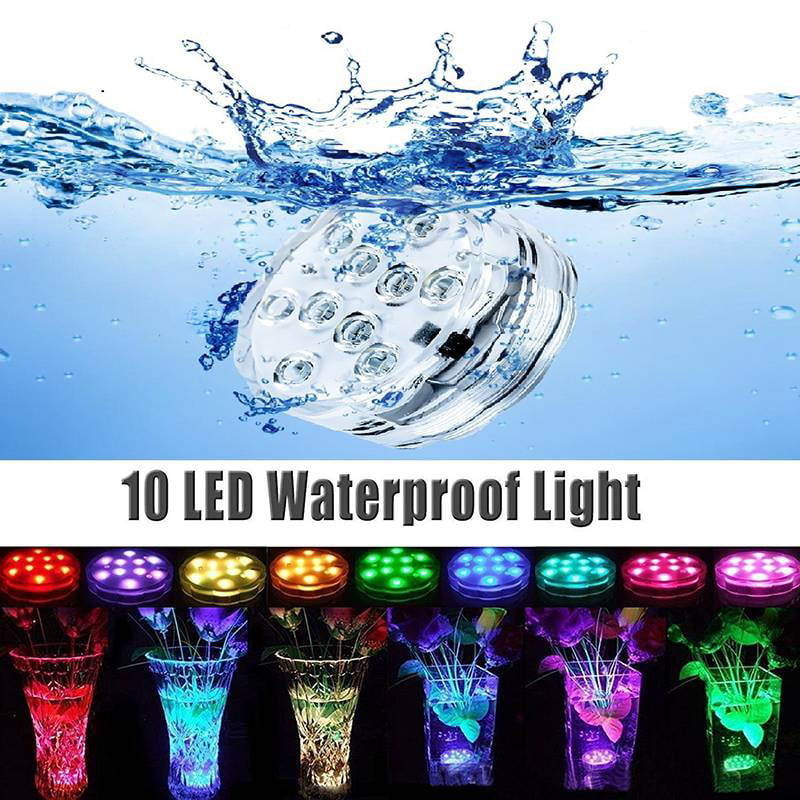 Details about   4Pcs Swimming Pool Light RGB LED Bulb Submersible Underwater LED Lights Pond New